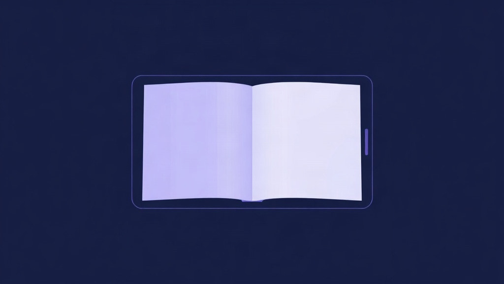 A sealed bundle of blank list tiles inside a device silhouette, illustrating on-device block lists