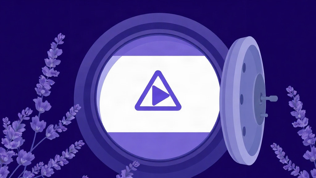 A play triangle on a blank tile sliding into a vault slot