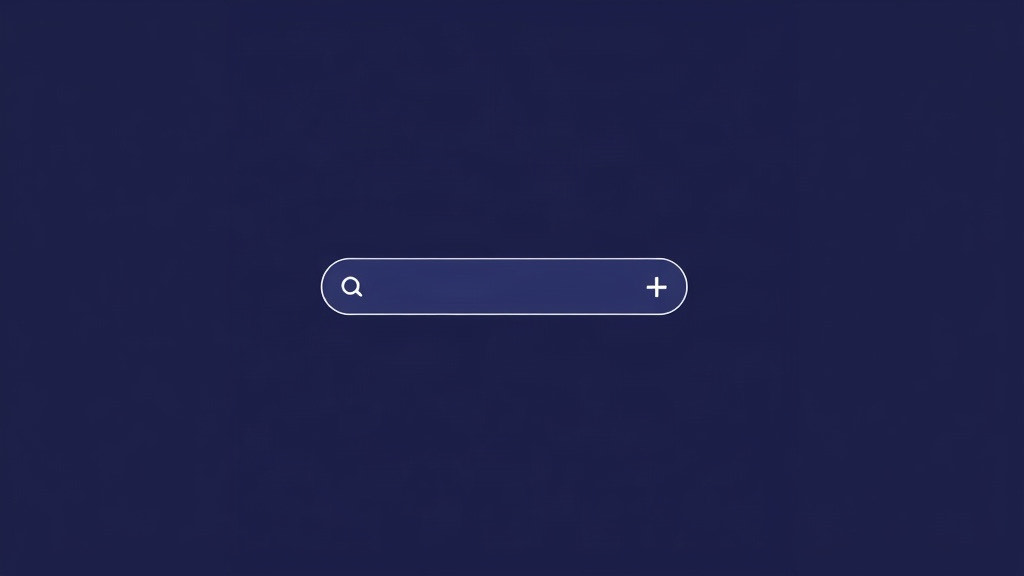 A blank search capsule and a keystroke path stopped at a closed gate