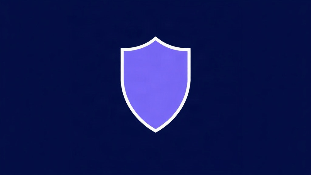 A shield with a small gap where a few blank dots still pass, illustrating incomplete blocking